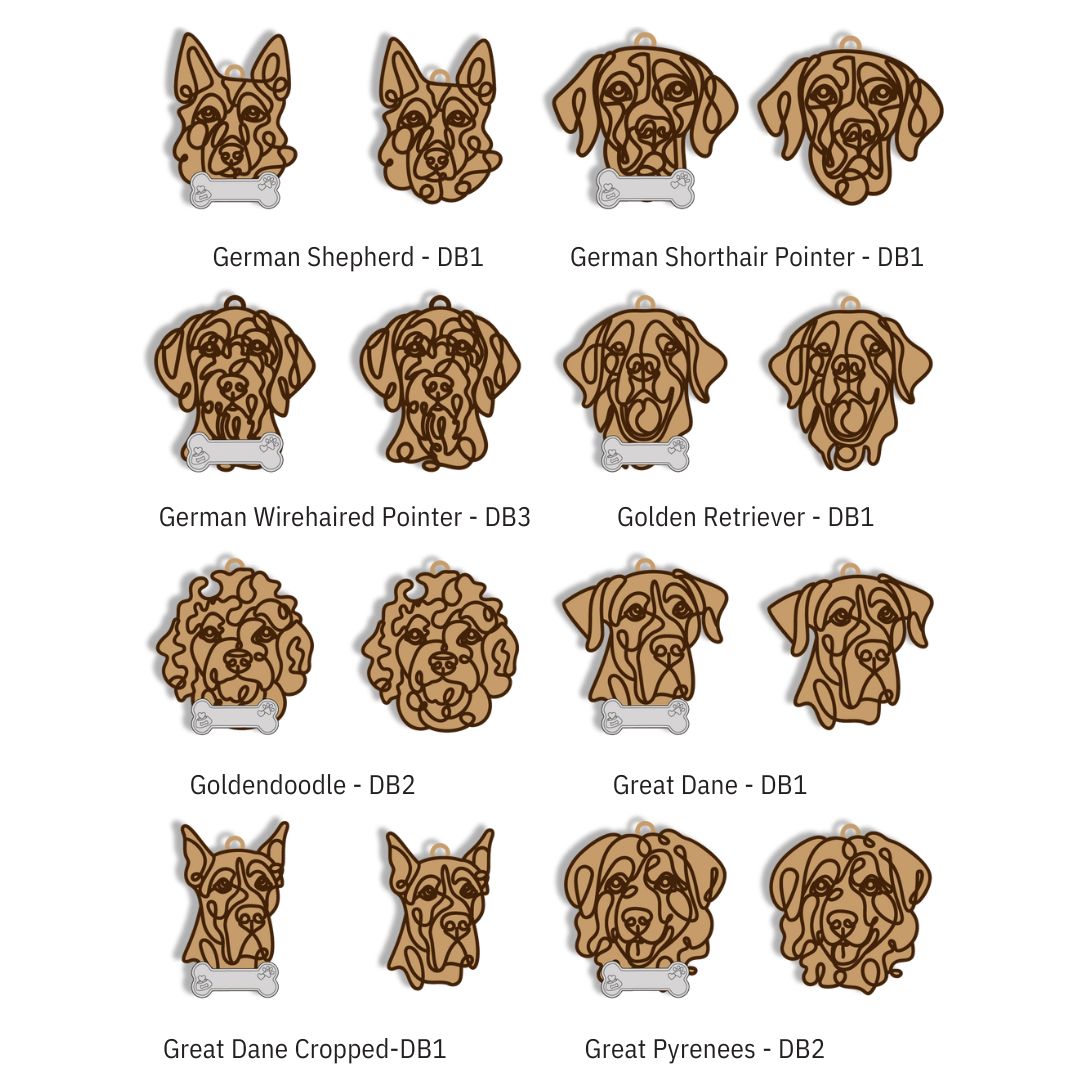 Dog Breed Ornament - Personalized