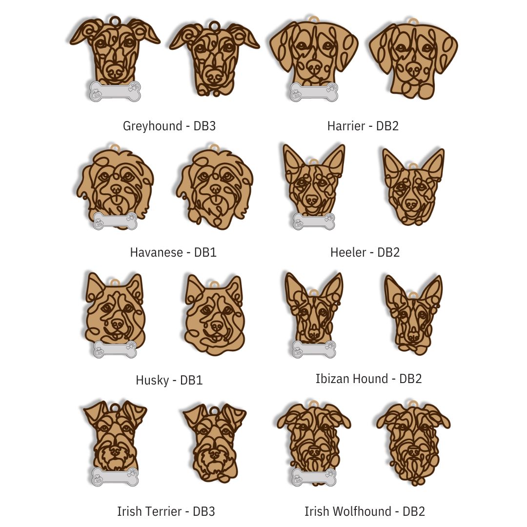 Dog Breed Ornament - Personalized