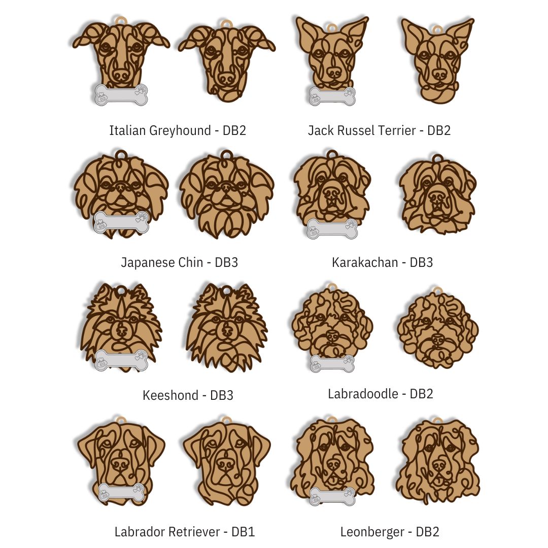 Dog Breed Ornament - Personalized