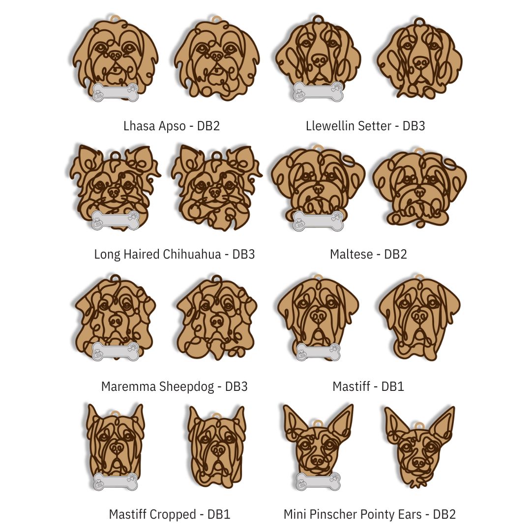 Dog Breed Ornament - Personalized