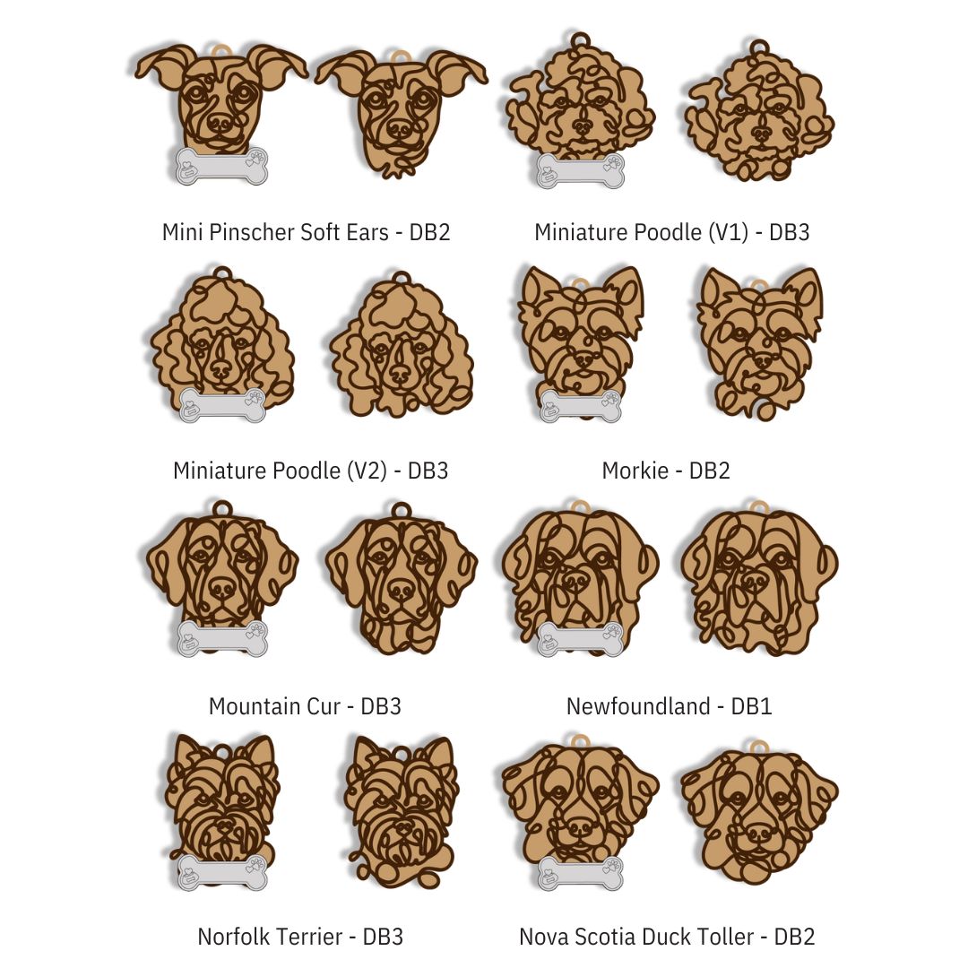 Dog Breed Ornament - Personalized