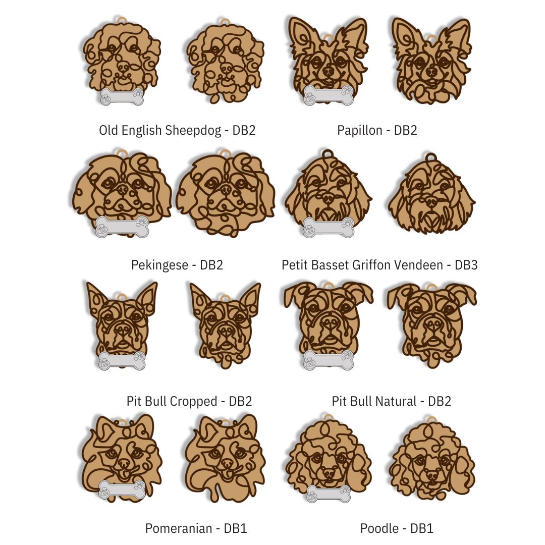 Dog Breed Ornament - Personalized