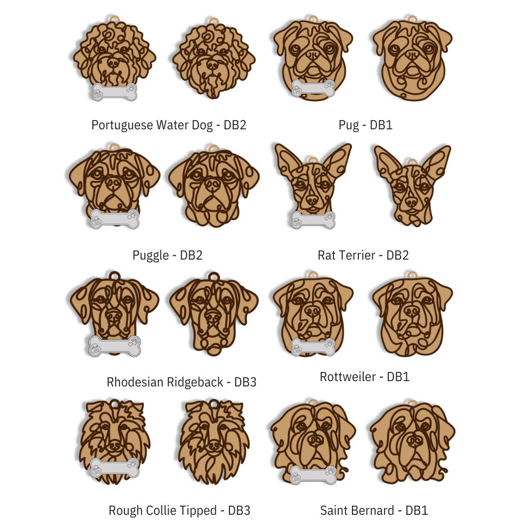 Dog Breed Ornament - Personalized