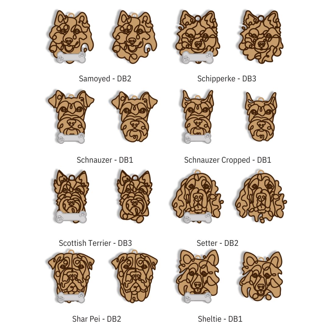 Dog Breed Ornament - Personalized