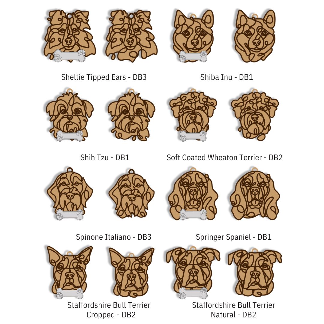 Dog Breed Ornament - Personalized