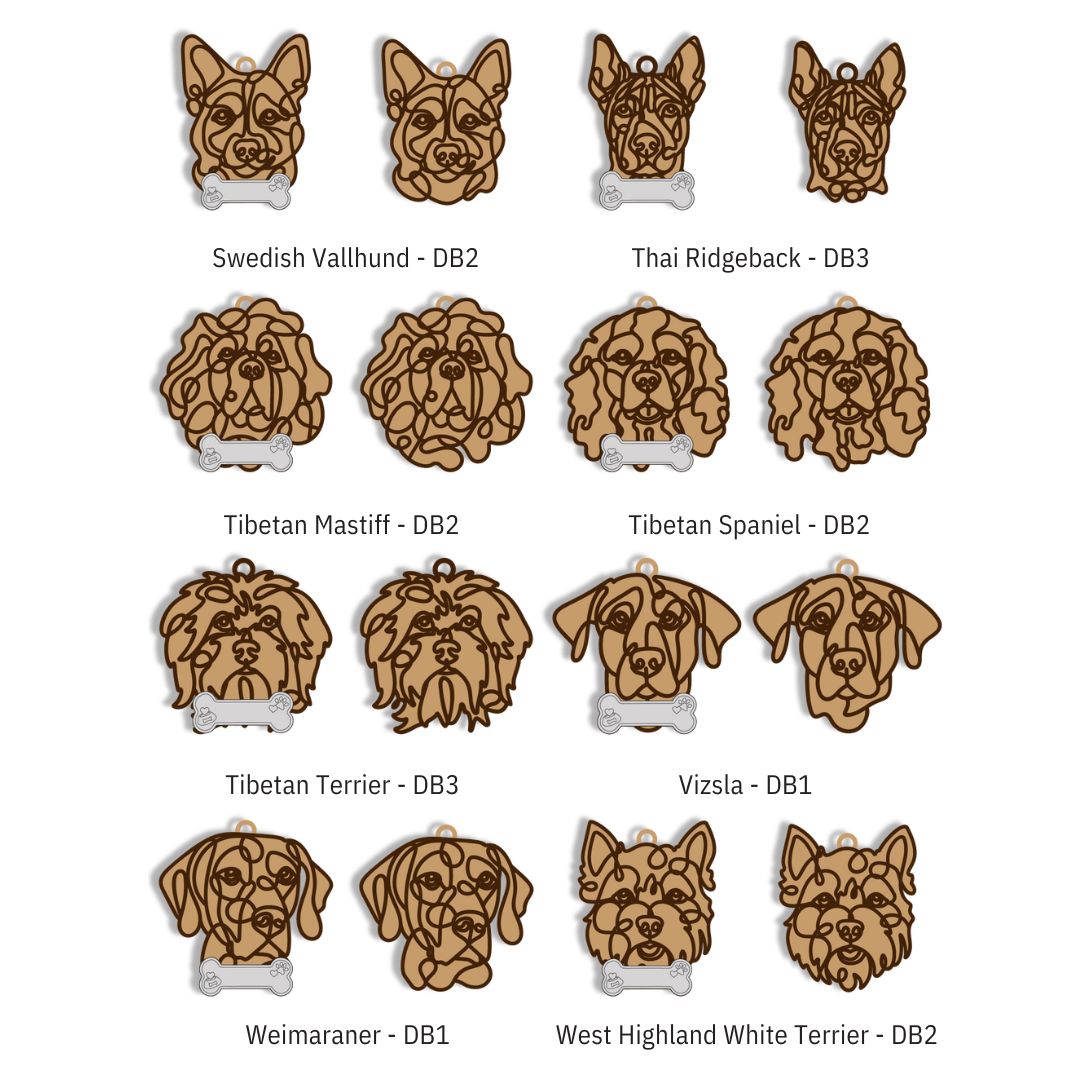 Dog Breed Ornament - Personalized