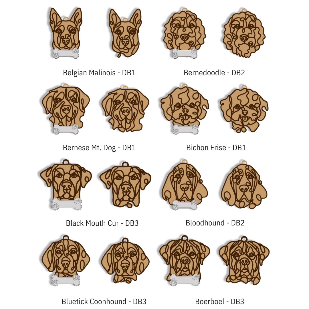 Dog Breed Ornament - Personalized