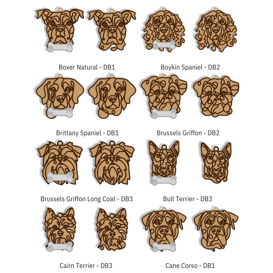 Dog Breed Ornament - Personalized