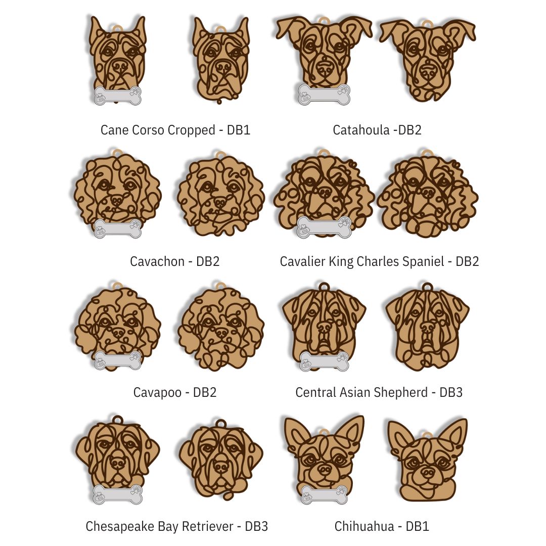 Dog Breed Ornament - Personalized