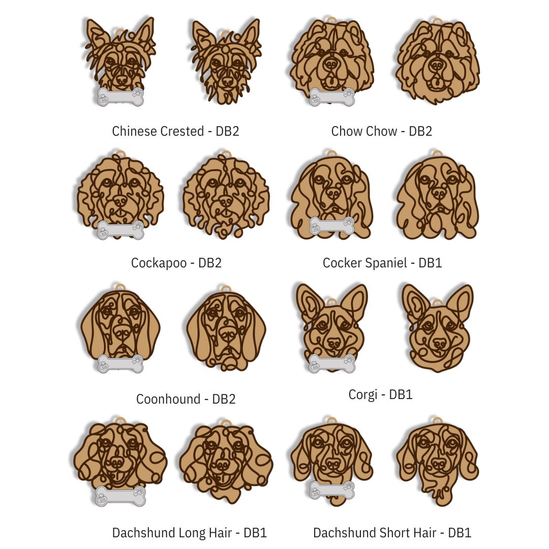 Dog Breed Ornament - Personalized