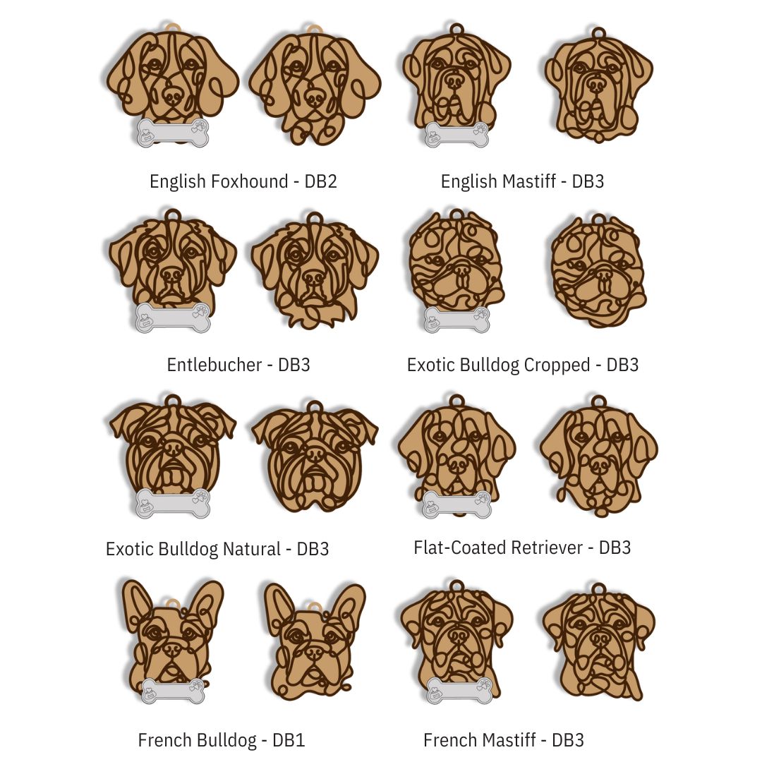 Dog Breed Ornament - Personalized