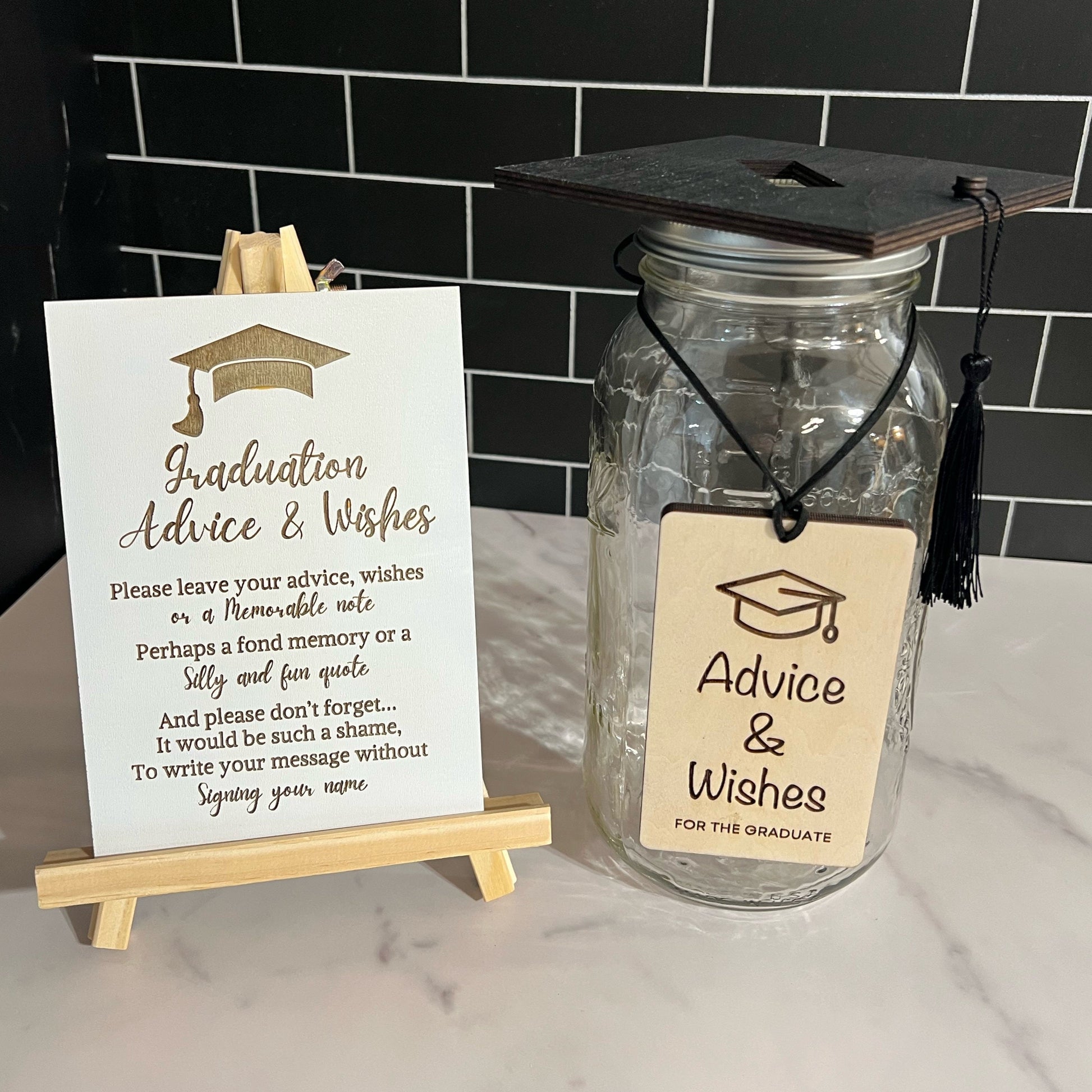 Graduation Wishes & Advice Jar