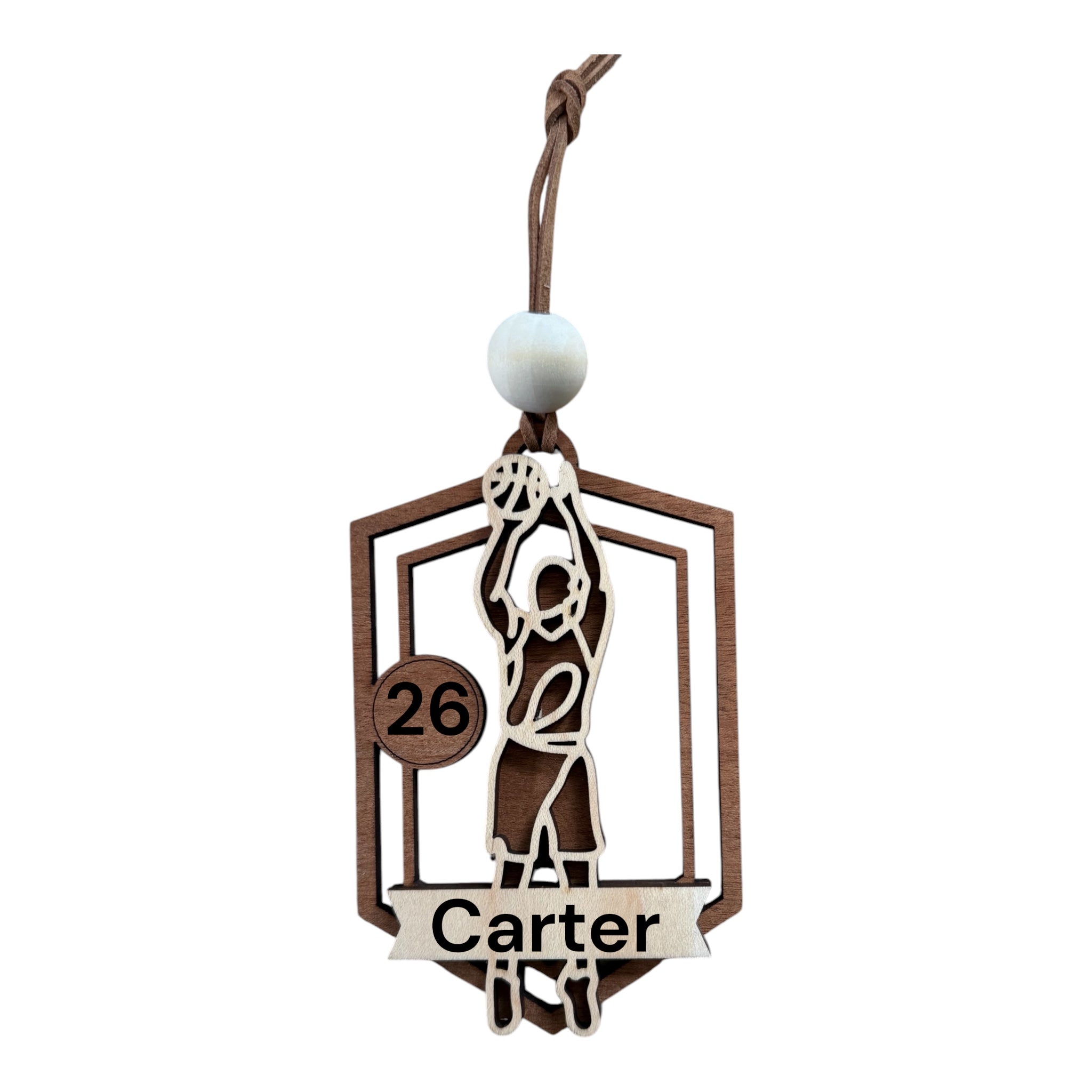 Personalized Basketball Player Ornament