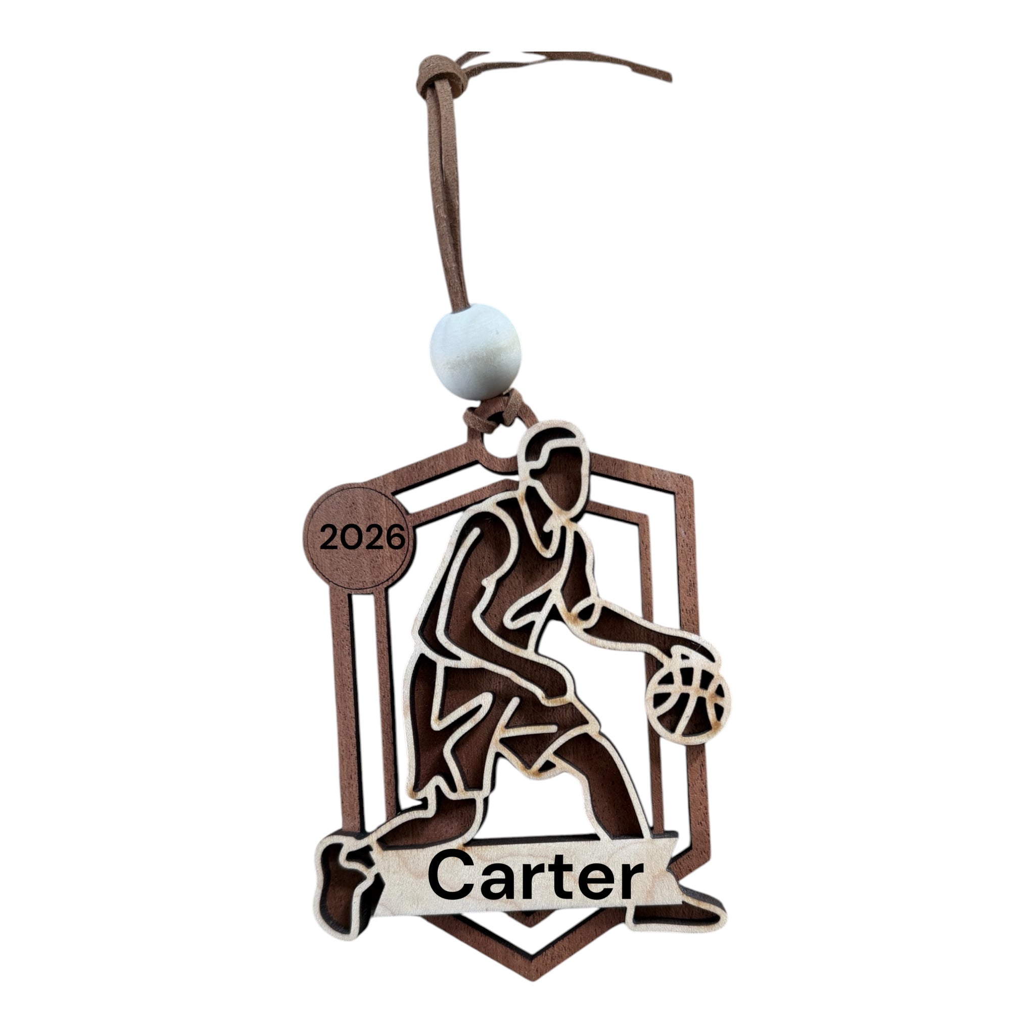 Personalized Basketball Player Ornament