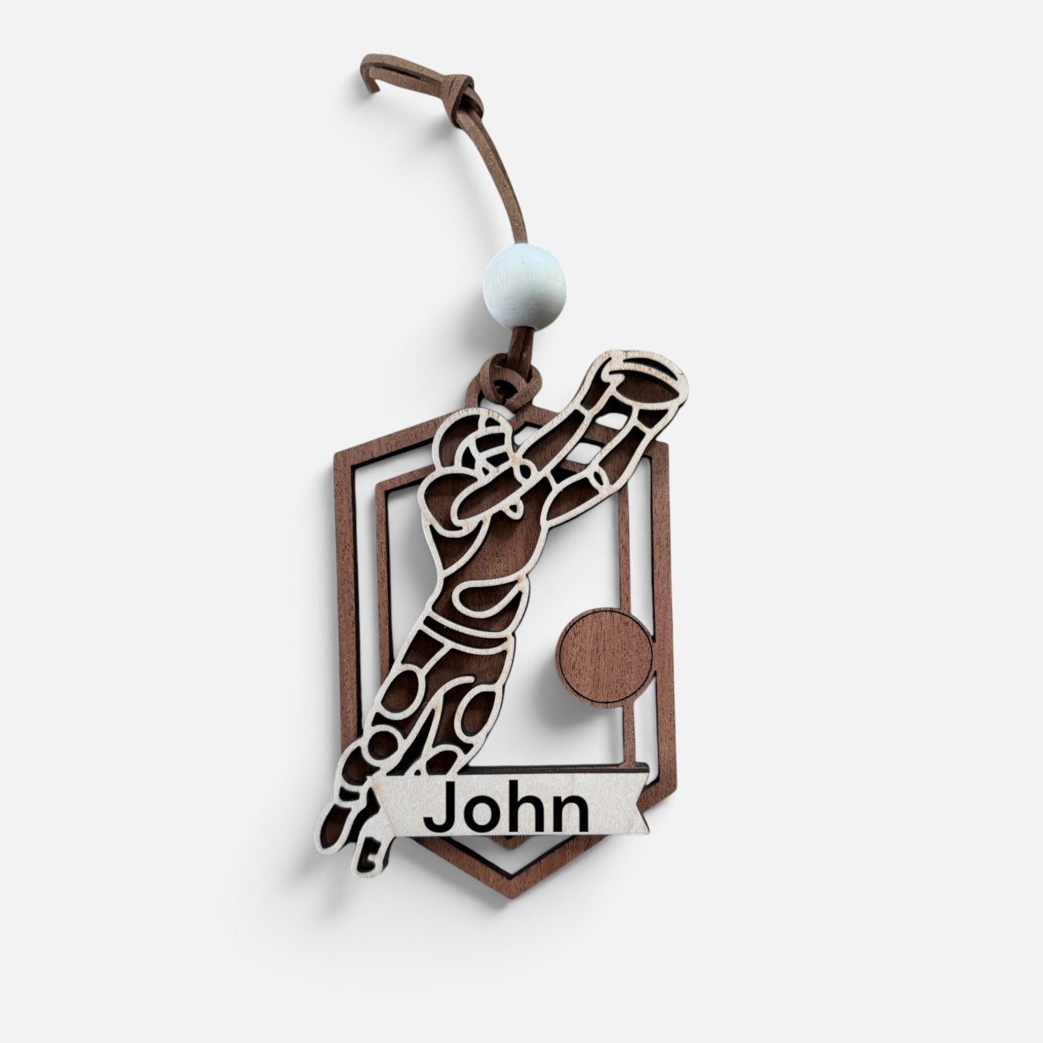Personalized Football Player Ornament