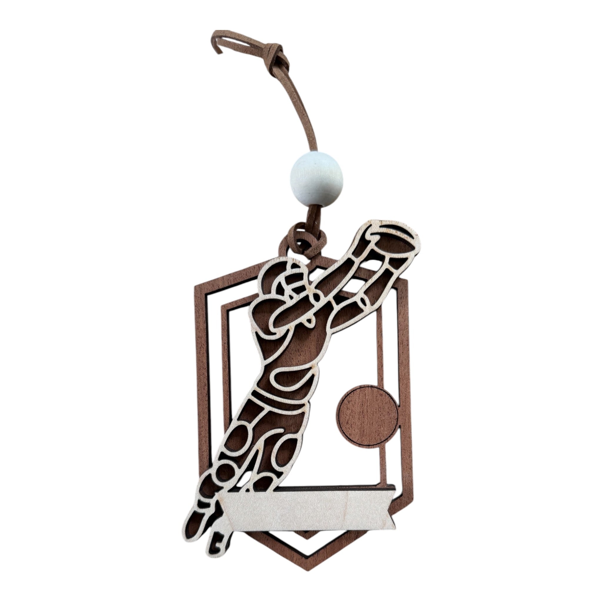 Personalized Football Player Ornament