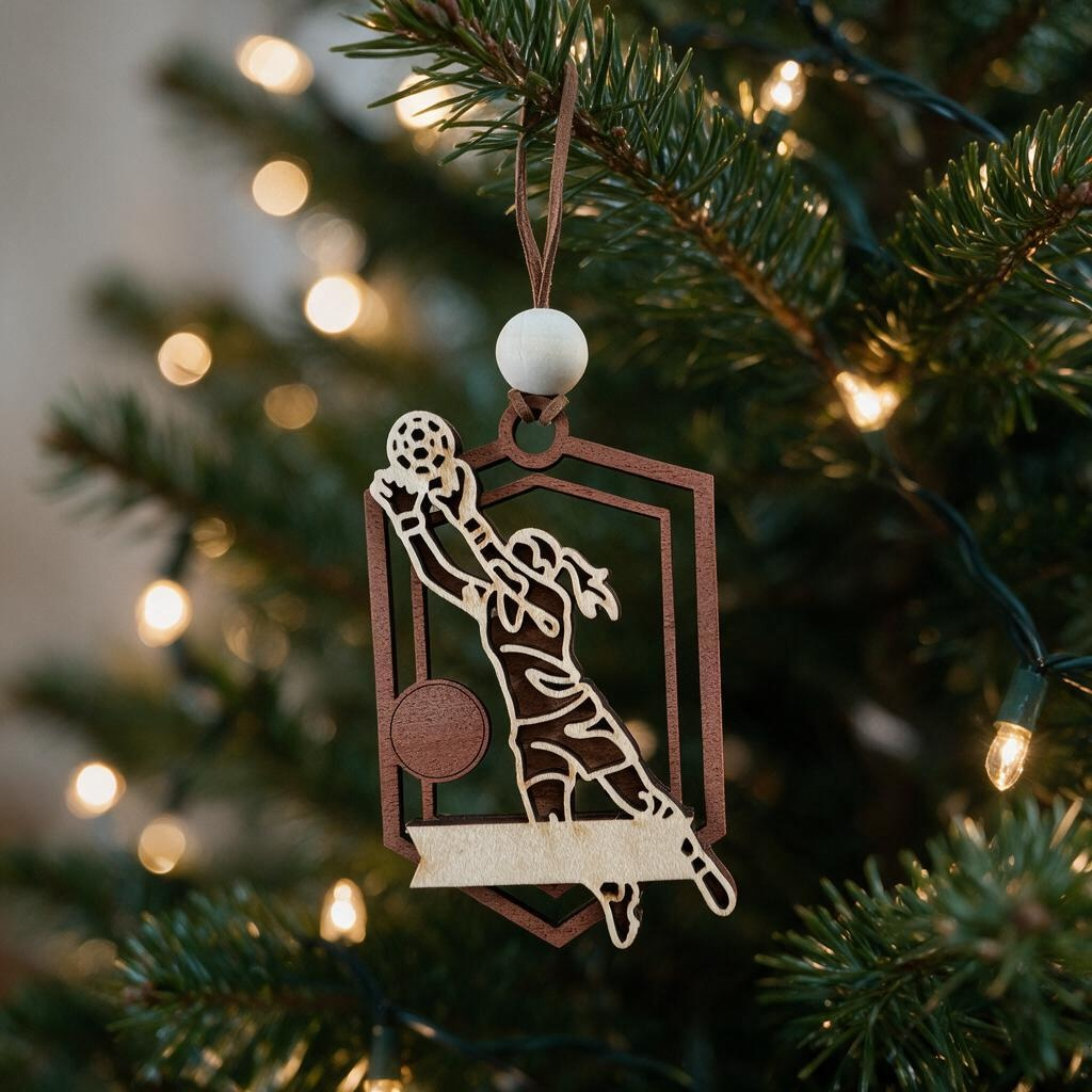 Personalized Soccer Player Ornament