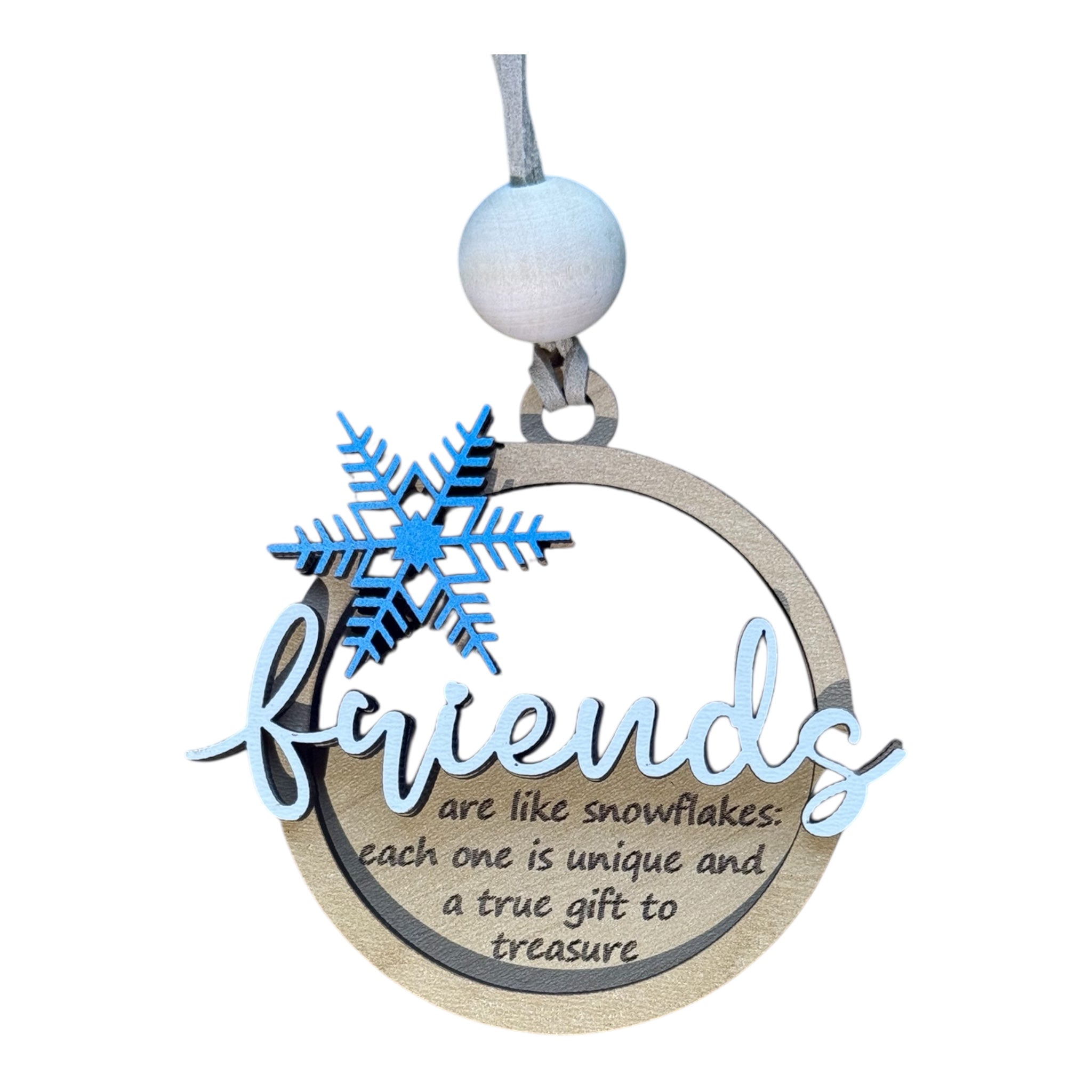 Friends are Like Snowflakes Ornament