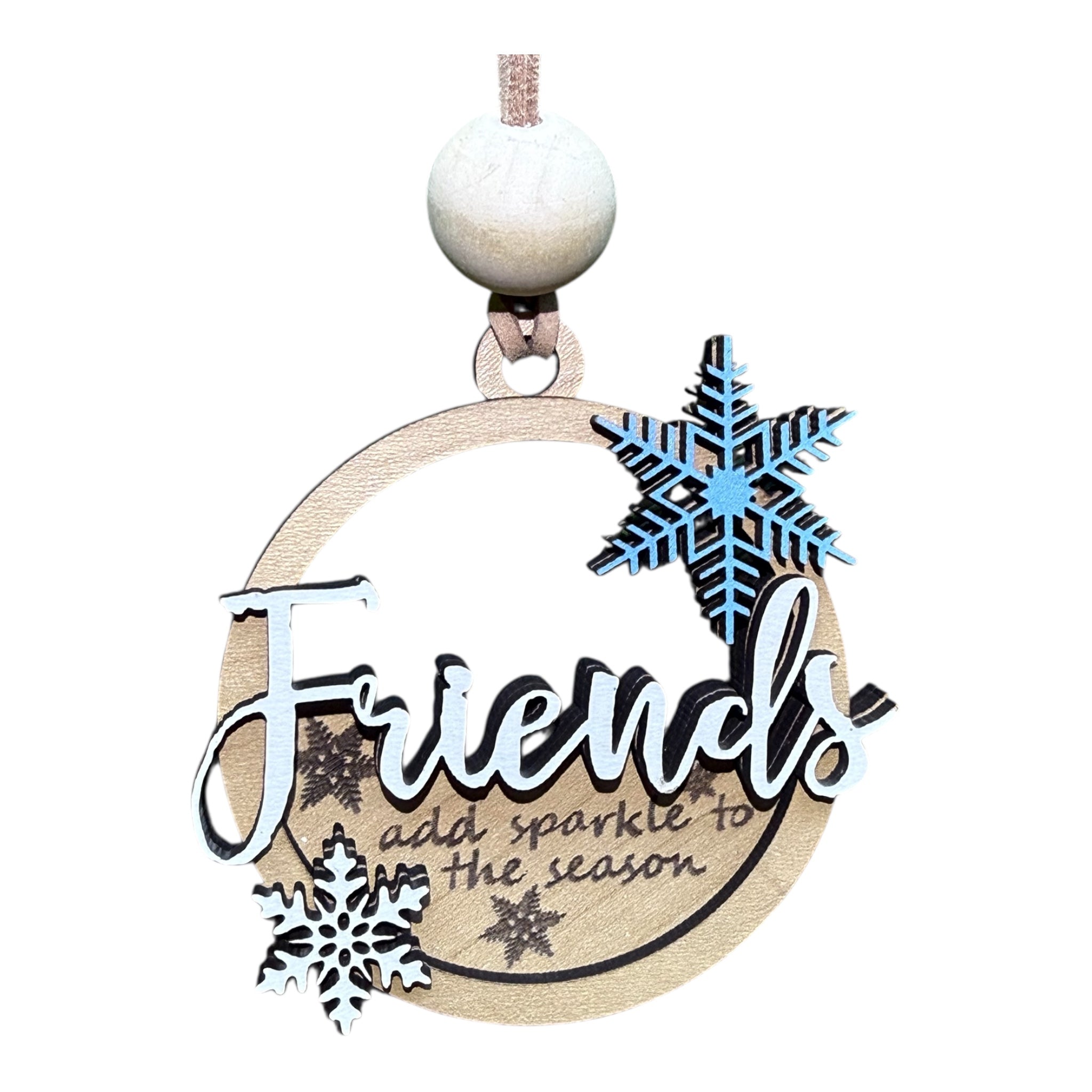 Friends Add Sparkle to the Season Ornament